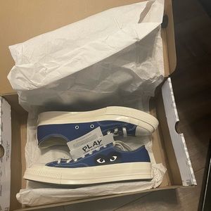 Size 10 comme des garçons converse
